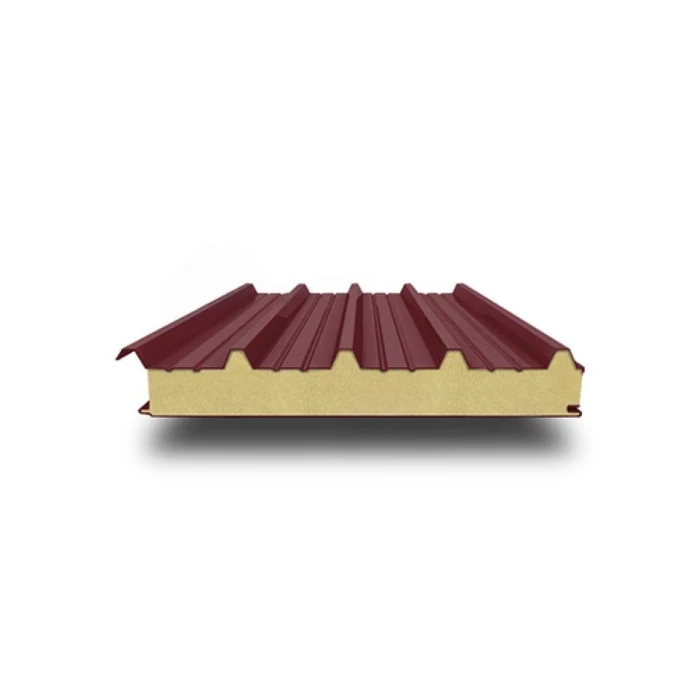 Кровельная сэндвич-панель с минеральной ватой, 1200х100 мм, 0.5/0.5, Viking